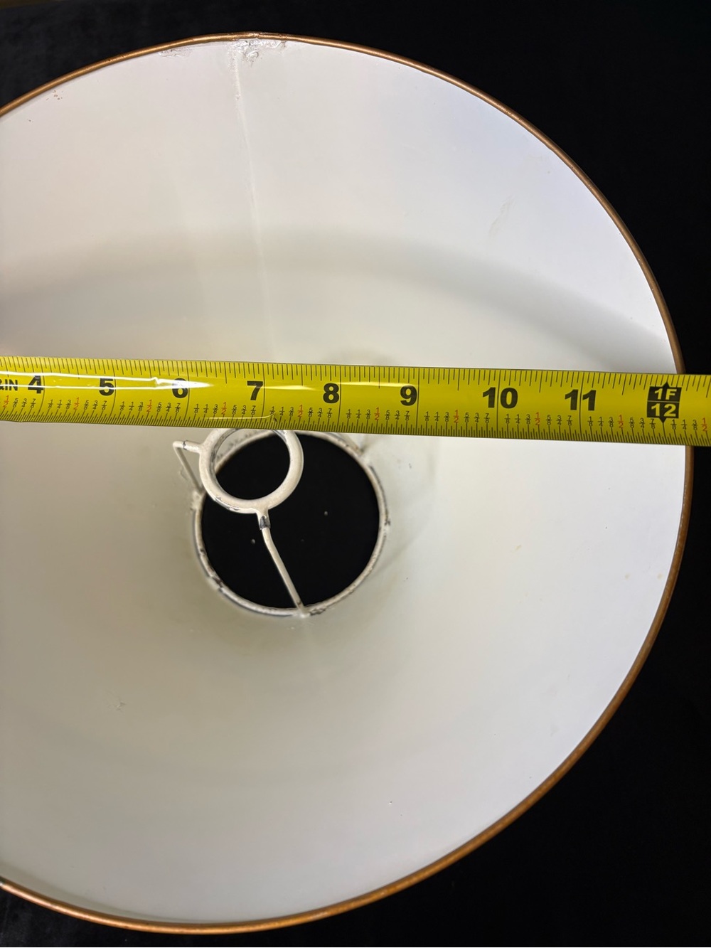 Vintage Tole Metal Lamp Shade - Picture 9 of 9
